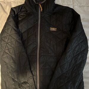 L.L. Bean Dark Quilted Outerwear